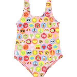 Moschino Pink Bear Pop Bathing Suit Size 3